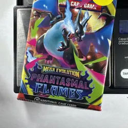 22.78g Mega Evolution Phantasmal Flames Pokemon Booster Pack - Sealed - Image 2