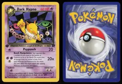 Dark Hypno 26/82 Rare Team Rocket 1st Edition Pokemon - Image 3