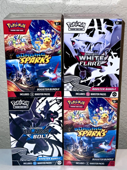 Pokemon Booster Bundle Lot Black Bolt, Surging x2 , White Flare NEW SEALED - Image 5