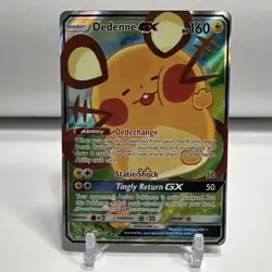 2020 Pokemon TCG Dedenne GX 195a/214 Alternate Art Promo Holofoil ONE OWNER - Image 1