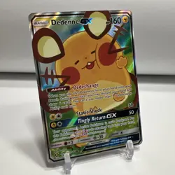 2020 Pokemon TCG Dedenne GX 195a/214 Alternate Art Promo Holofoil ONE OWNER - Image 2
