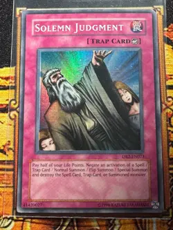 LP | Solemn Judgment DB2-EN073 Dark Beginning 2 super rare - Image 1