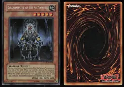 Grandmaster of the Six Samurai STON-EN000 Secret Rare 1st Edition Yu-Gi-Oh - Image 3
