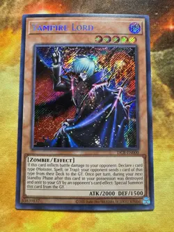 YuGiOh Vampire Lord DCR-EN000 Dark Crisis (25th Anniversary Edition) Unlimited - Image 1