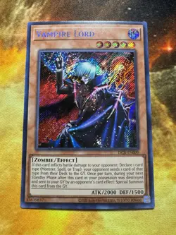 YuGiOh Vampire Lord DCR-EN000 Dark Crisis (25th Anniversary Edition) Unlimited - Image 3