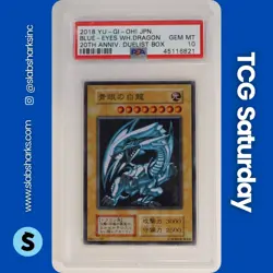 2018 Yu-Gi-Oh! (JP) 20TH ANNIVERSARY DUELIST BOX BLUE EYES WHITE DRAGON PSA 10 - Image 1