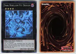 Dark Rebellion Xyz Dragon (Ghost Rare) NECH-EN053 1st Edition Yu-Gi-Oh - Image 3