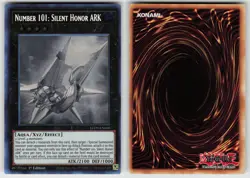 Number 101: Silent Honor ARK LED9-EN000 Ghost Rare 1st Edition Yu-Gi-Oh - Image 3