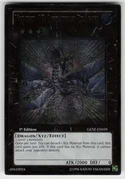Number 17: Leviathan Dragon (UTR) GENF-EN039 Ultimate Rare 1st Edition Yu-Gi-Oh - Image 1