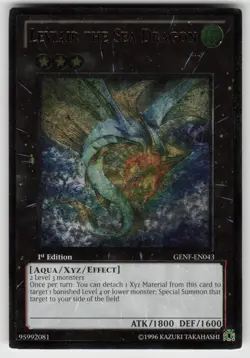 Leviair the Sea Dragon (UTR) GENF-EN043 Ultimate Rare 1st Edition Yu-Gi-Oh - Image 1