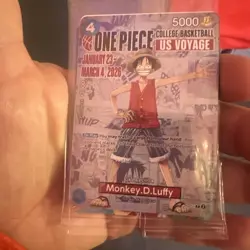 Bandai Namco One Piece Card Game US Voyage Promo Monkey D. Luffy S1-000 - Image 4