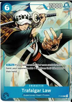 One Piece TCG Trafalgar Law P-009 Tournament Pack Vol.1 Promo – English - Image 1
