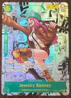 Jewelry Bonney (118) (Manga) OP12-118 Legacy of the Master Foil - Image 1