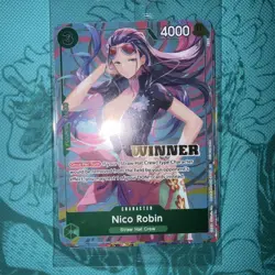 One Piece Heroines Cup Winner sealed ENG Nami P-112 ,Bonney P-113, Robin P-111 - Image 1