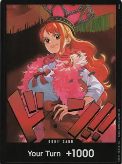 DON!! Card (Nami) DON!! Extra Booster: One Piece Heroines Edition NM Foil - Image 1