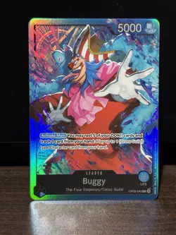 Buggy - OP09-042 - Leader - ST25 - English - Near Mint - One Piece CCG - Image 1