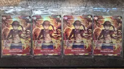 Monkey.D.Luffy (Treasure Booster Set) ST10-006 One Piece Promotion Cards Foil x4 - Image 1
