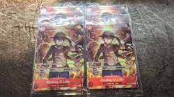 Monkey.D.Luffy (Treasure Booster Set) ST10-006 One Piece Promotion Cards Foil x4 - Image 2