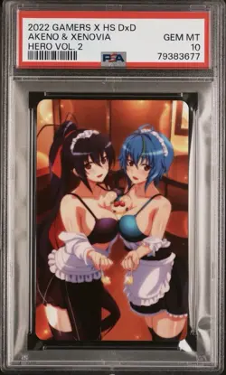 2022 GAMERS X HIGH SCHOOL DXD HERO VOL. 2 AKENO & XENOVIA Psa 10 POP 4 - Image 1