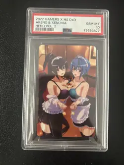 2022 GAMERS X HIGH SCHOOL DXD HERO VOL. 2 AKENO & XENOVIA Psa 10 POP 4 - Image 2
