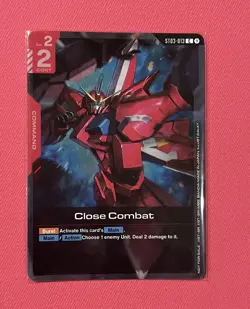 Close Combat ST03-013 Championship exclusive alt art Gundam Card Game English - Image 1