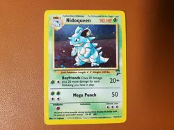 Nidoqueen Base Set 2 Holo Unlimited Holo Rare Card 12/130 Mint /NM Pokemon TCG - Image 1