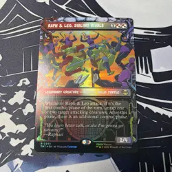 Raph & Leo, Sibling Rivals (Showcase) Teenage Mutant Ninja Turtles Foil - Image 1