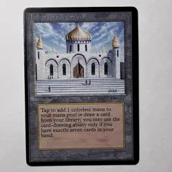 LIBRARY OF ALEXANDRIA - Play Test Card - High Quality Printing - Image 1