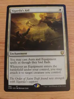 Sigarda's Aid - 384 (Commander Legends) - Near Mint NM - Rare - Image 1