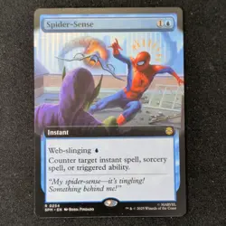 Wizards Spider-Sense Instant Marvel's Spider-Man 0254 Blue Rare 2025 Non Foil - Image 1