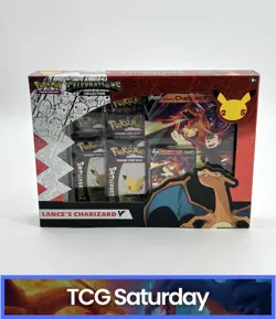 POKEMON CELEBRATIONS COLLECTION LANCE'S CHARIZARD V SEALED BOX - Image 1