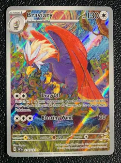 Pokemon TCG: Braviary 214/191 Sv08: Surging Sparks Holo - Image 1