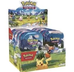 Pokemon TCG Ascended Heroes MINI TIN DISPLAY BOX Factory Sealed 10x Tins IN HAND - Image 1