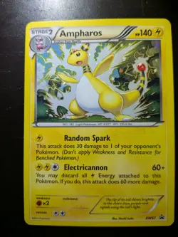 Ampharos BW67 Holofoil Black White Black Star Promos Pokemon MP - Image 3