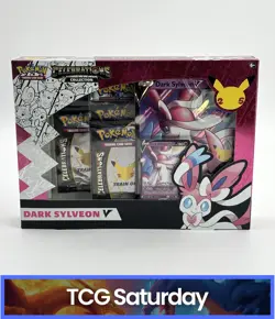 POKEMON CELEBRATIONS COLLECTION DARK SYLVEON V SEALED BOX - Image 1
