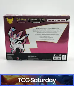 POKEMON CELEBRATIONS COLLECTION DARK SYLVEON V SEALED BOX - Image 2