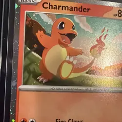 Charmander ASC 020/217 Cosmos Holo Promo SWIRL Ascended Heroes Pokemon Card - Image 4