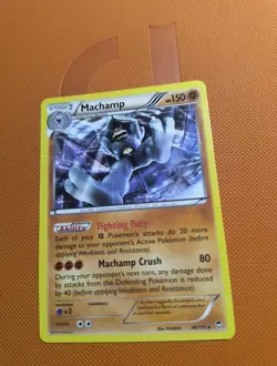 Pokemon TCG Machamp Furious Fists 46/111 Regular Exclusive Non Holo LP - Image 1
