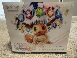 Pokemon Prismatic Evolutions Pokemon Center ETB Elite Trainer Box Factory Sealed - Image 1