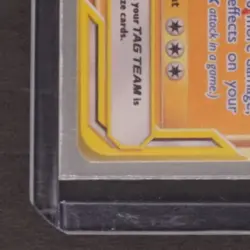 2016 POKEMON SM BLACK STAR PROMO GX PC #SM247 RESHIRAM & CHARIZARD TAG TEAM - Image 4