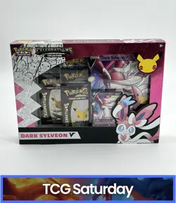 POKEMON CELEBRATIONS COLLECTION DARK SYLVEON V SEALED BOX - Image 1