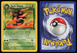 Dark Gloom 36/82 Uncommon Team Rocket 1st Edition Pokemon - Image 3