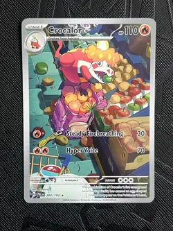 Pokemon TCG Crocalor 202/193 Scarlet & Violet Paldea Evolved Holo (English) - NM - Image 3