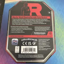Team Rocket Tin Pokemon Destined Rivals TCG Sealed Nidoking - Image 2
