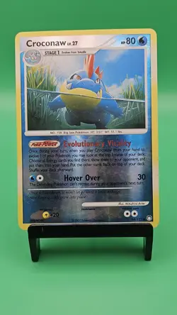 Pokemon TCG Croconaw 44/123 Mysterious Treasures Reverse Holo Card - Image 1
