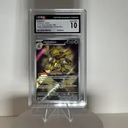 CGC 10 Alakazam 009 Mega Evolution ETB Black Star Promo Pokemon Card - Image 1