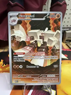 Pokemon Garganacl 147/132 Me01: Mega Evolution Illustration Rare Stage 2 Holo - Image 1