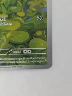 2023 Pokemon Full Art Bulbasaur 166/165 Scarlet & Violet 151 Illustration Rare - Image 5