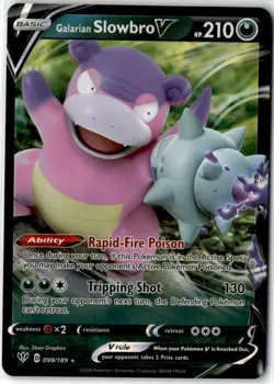 2020 POKEMON ASTRAL RADIANCE GALARIAN SLOWBRO #99/189 - Image 1