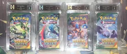 Pokemon XY Roaring🌪Skies •B👀ster Packs• Set of 4 (1) of each art design❣ - Image 1